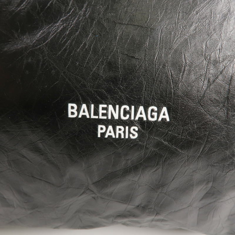 BALENCIAGA 牛皮皮革Crush Bag金扣鏈帶肩背袋-8