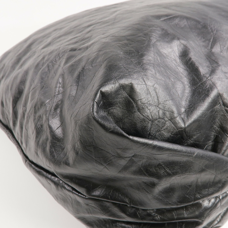 BALENCIAGA 牛皮皮革Crush Bag金扣鏈帶肩背袋-13