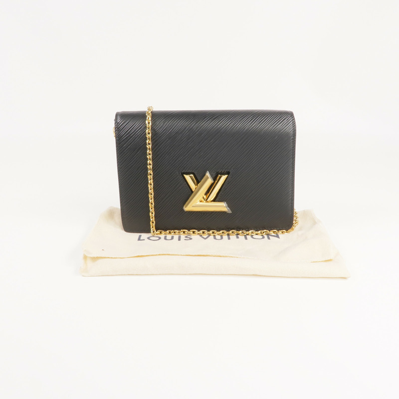 LOUIS VUITTON Epi Twist Shoulder Bag金扣鏈帶肩背袋-8