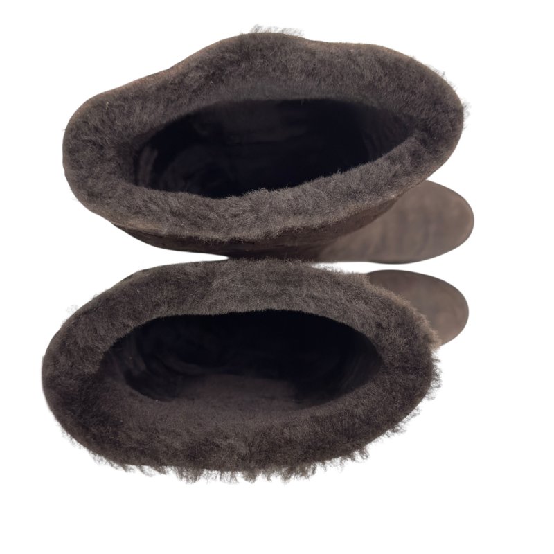 LOUIS VUITTON Snowball 老花 毛毛靴-9