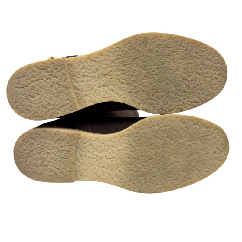 LOUIS VUITTON Snowball 老花 毛毛靴-10