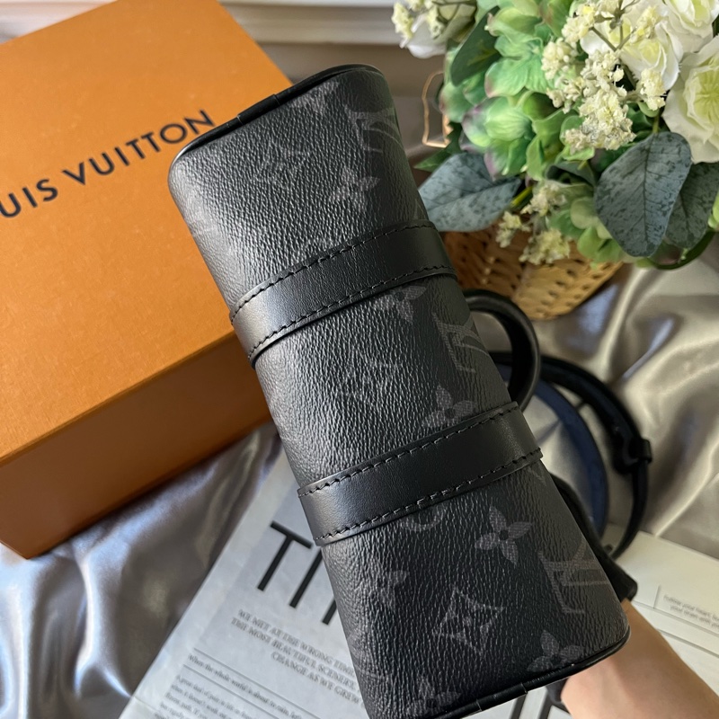 City Keepall XS 迷你波士頓包(黑灰色)-3