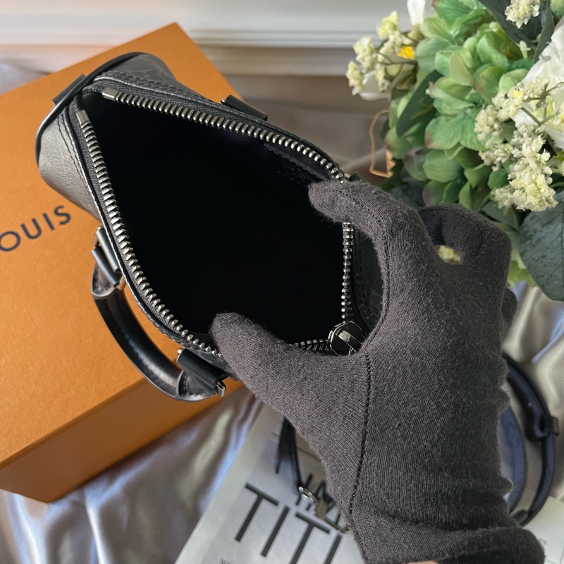 City Keepall XS 迷你波士頓包(黑灰色)-5