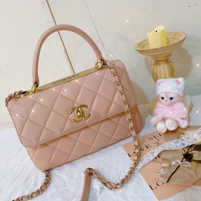 ෆ Chanel Trendy Cc裸粉色🩰-4