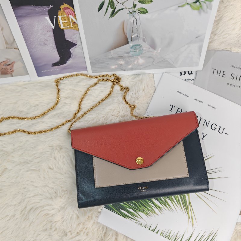 Celine WOC 信封鏈條包-0