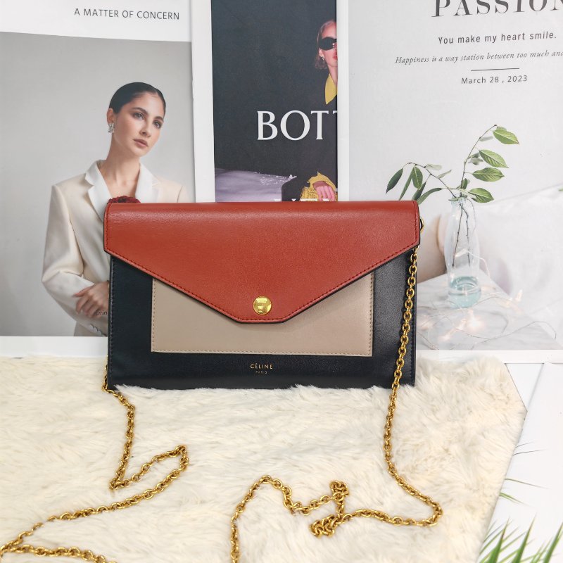 Celine WOC 信封鏈條包-1
