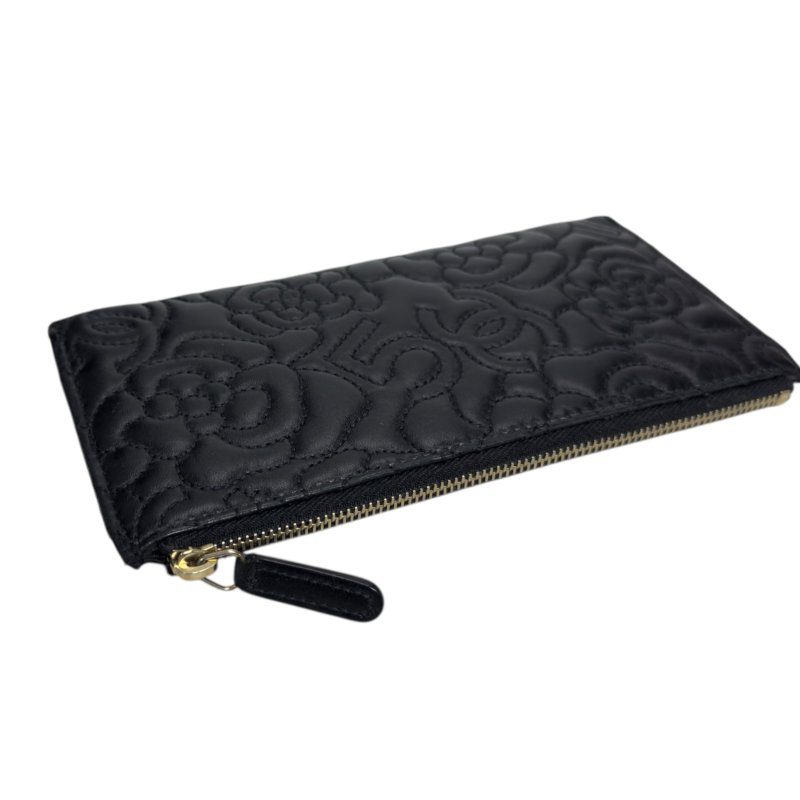 CHANEL *罕有紋路* CC 長銀包-10