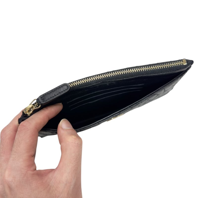 CHANEL *罕有紋路* CC 長銀包-14