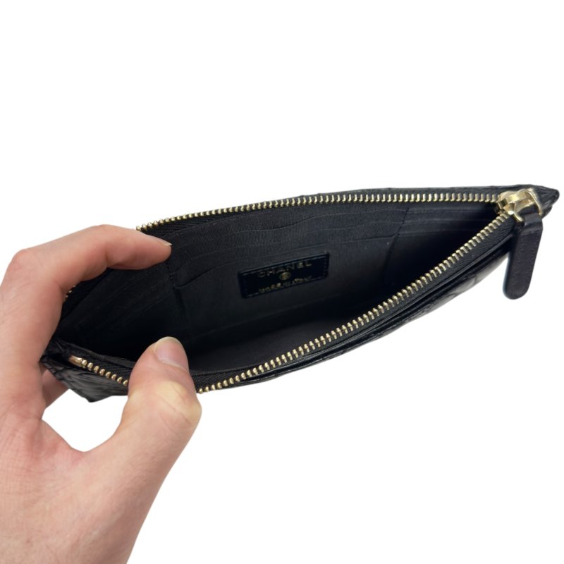 CHANEL *罕有紋路* CC 長銀包-15