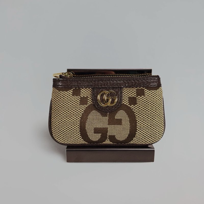 GUCCI 671722 帆布JUMBO零錢包-0