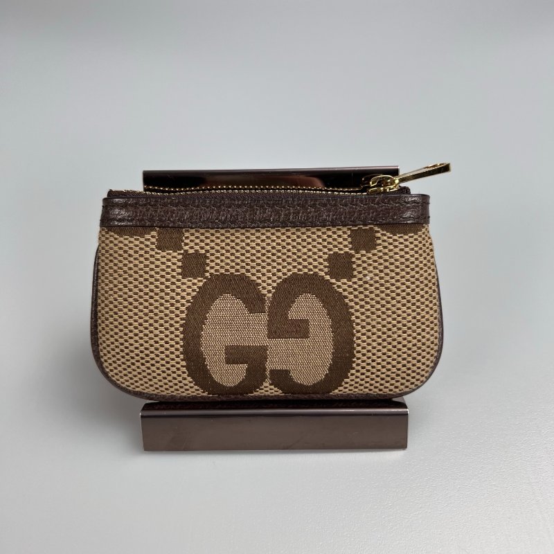 GUCCI 671722 帆布JUMBO零錢包-1