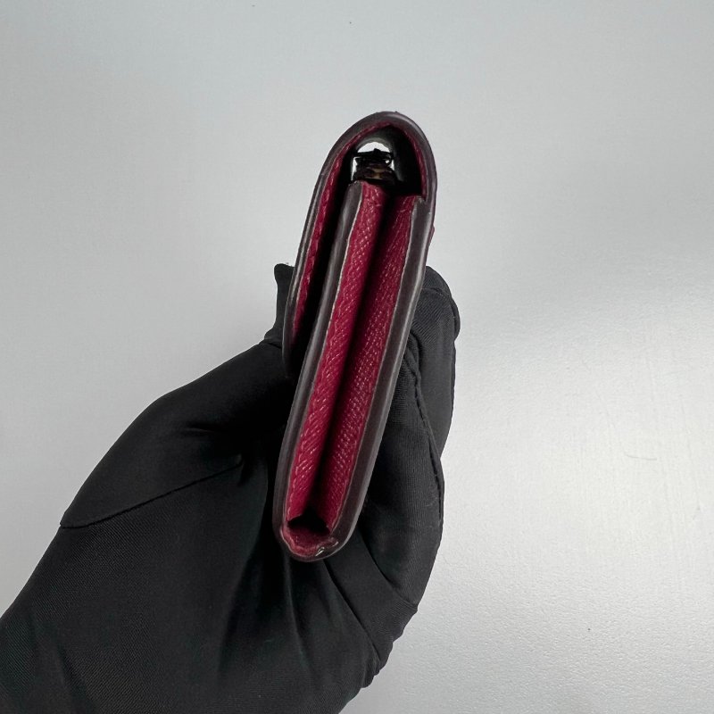 LV M41939 老花玫紅豆豆Rosalie零錢包-2