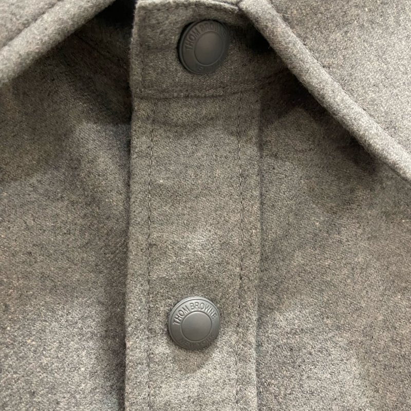 💎Han's house精品服飾💎Thom Browne 法蘭絨 羊毛 外套原價64300-4