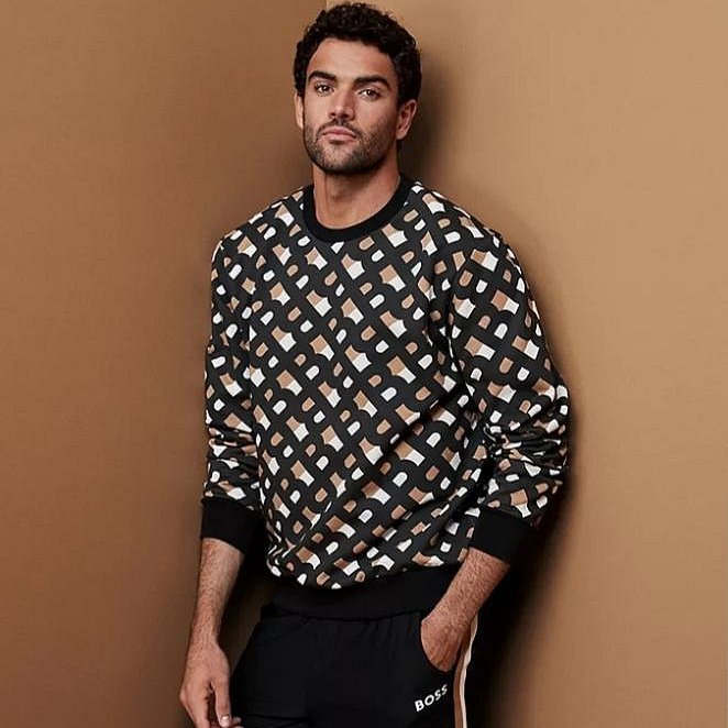 💎Han's house精品服飾💎Boss 連帽 衛衣 廣告主打色  帽T-1