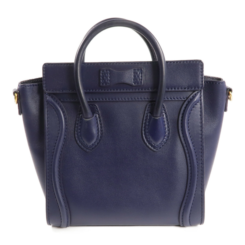 CELINE 牛皮皮革Nano Luggage金扣手挽肩背兩用袋-2