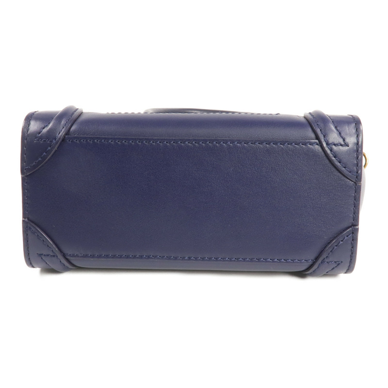 CELINE 牛皮皮革Nano Luggage金扣手挽肩背兩用袋-3