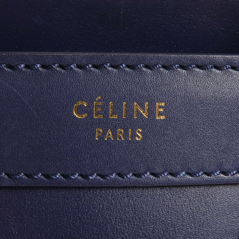 CELINE 牛皮皮革Nano Luggage金扣手挽肩背兩用袋-11