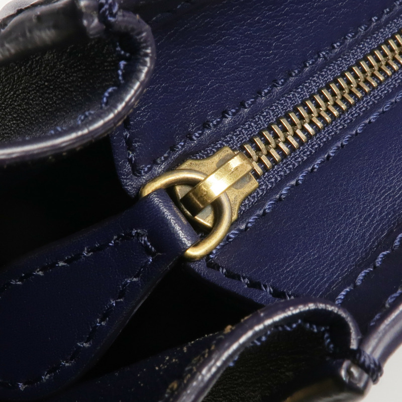 CELINE 牛皮皮革Nano Luggage金扣手挽肩背兩用袋-13