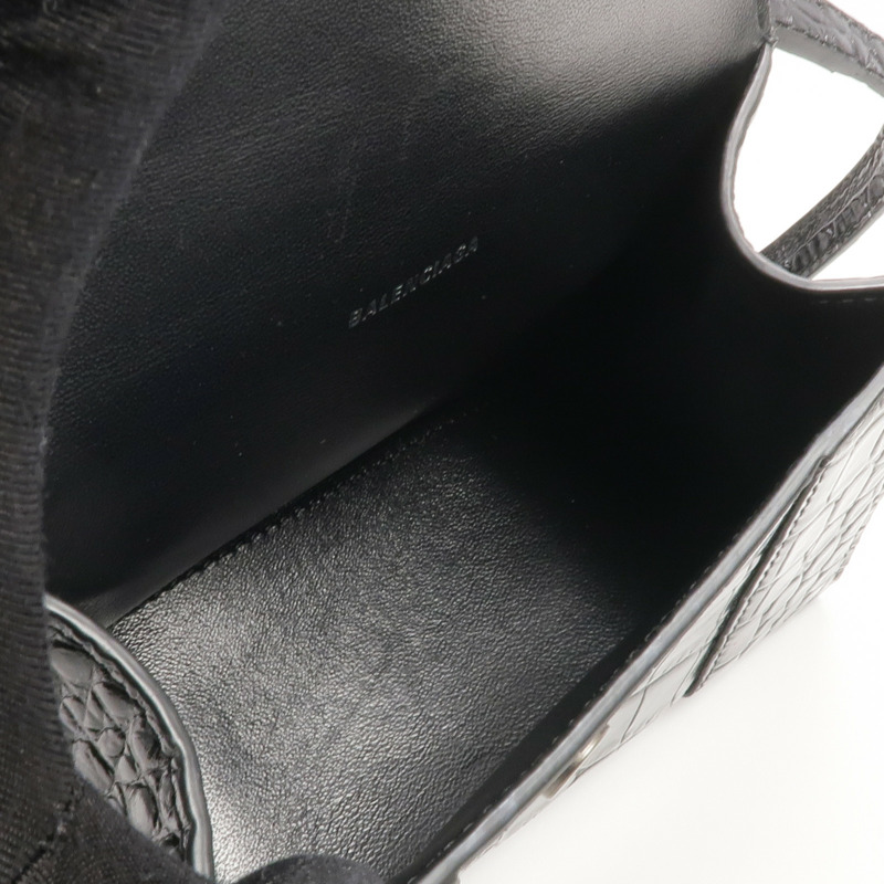 BALENCIAGA 牛皮皮革Hourglass手挽肩背兩用袋-4