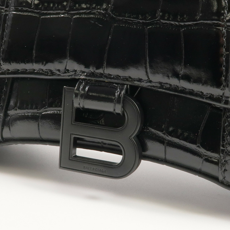 BALENCIAGA 牛皮皮革Hourglass手挽肩背兩用袋-8