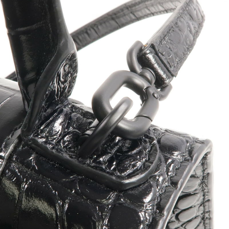 BALENCIAGA 牛皮皮革Hourglass手挽肩背兩用袋-9