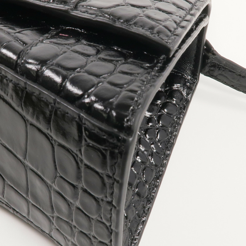 BALENCIAGA 牛皮皮革Hourglass手挽肩背兩用袋-11