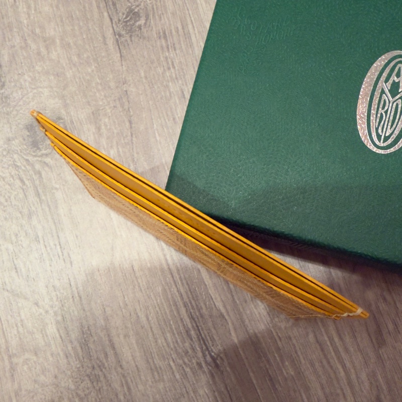 GOYARD Saint-Sulpice card wallet Initials yellow 卡夾 黃色-6