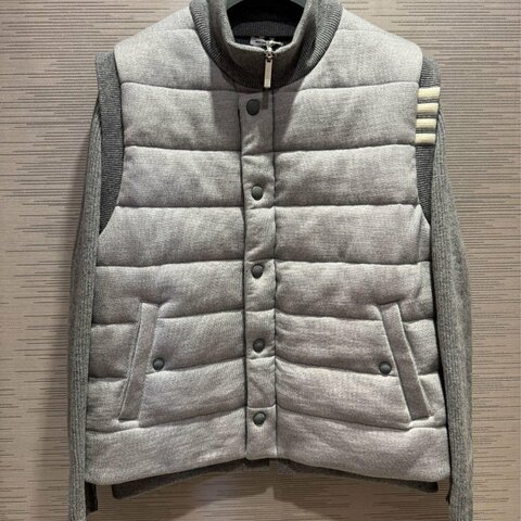 💎Han's house精品服飾💎THom Browne 羽絨 拼接針織 美利奴羊毛 雙面穿 原價88900