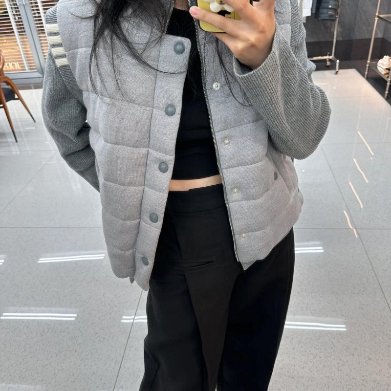 💎Han's house精品服飾💎THom Browne 羽絨 拼接針織 美利奴羊毛 雙面穿 原價88900-6