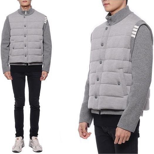 💎Han's house精品服飾💎THom Browne 羽絨 拼接針織 美利奴羊毛 雙面穿 原價88900-8