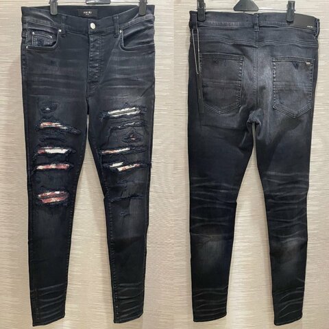 💎Han's house精品服飾💎Amiri 牛仔褲 彈性 美國製 手工 原價46700