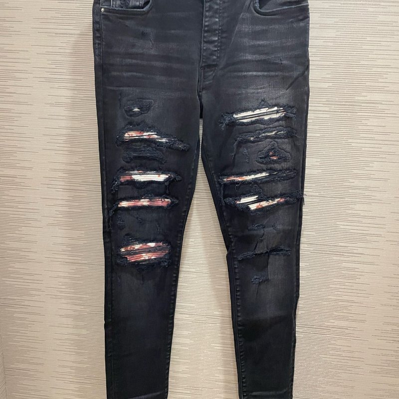 💎Han's house精品服飾💎Amiri 牛仔褲 彈性 美國製 手工 原價46700-5