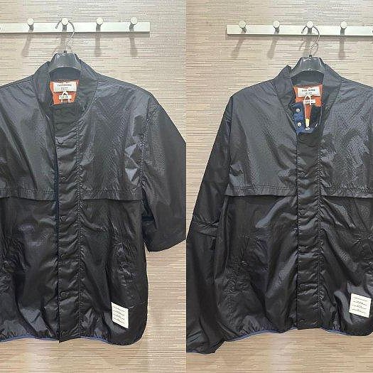 💎Han's house精品服飾💎Thom Browne TB 尼龍 風衣 外套 手袖可拆 原價 55000-0