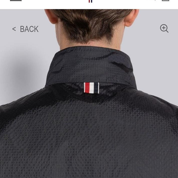 💎Han's house精品服飾💎Thom Browne TB 尼龍 風衣 外套 手袖可拆 原價 55000-2