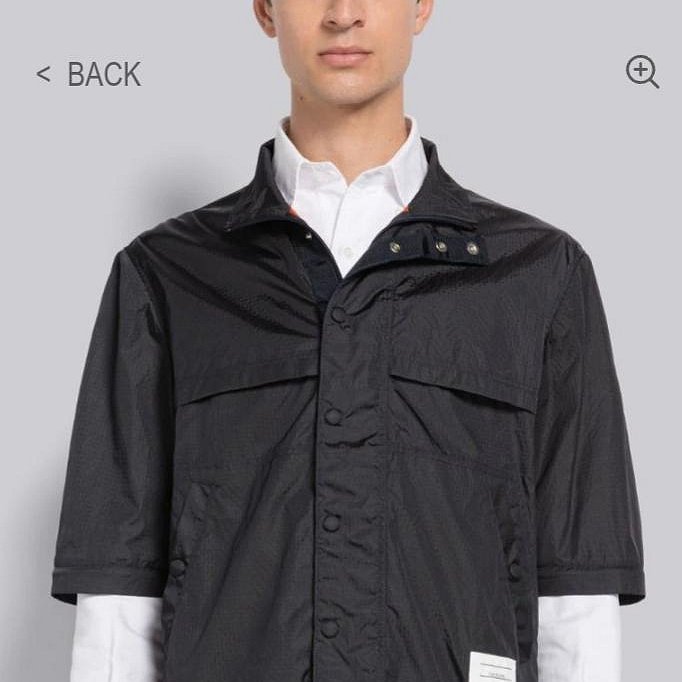 💎Han's house精品服飾💎Thom Browne TB 尼龍 風衣 外套 手袖可拆 原價 55000-6