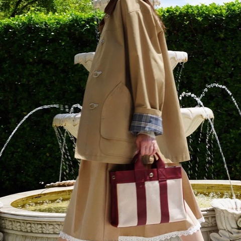 ✨Hermes 波爾多紅手提公事包 學院派Garden 💼❤️