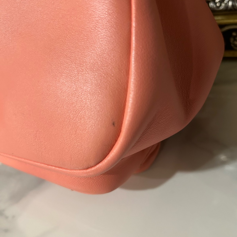 ✨ Chanel 蜜桃粉 duma 誰背誰好看 晶片款🍑-6