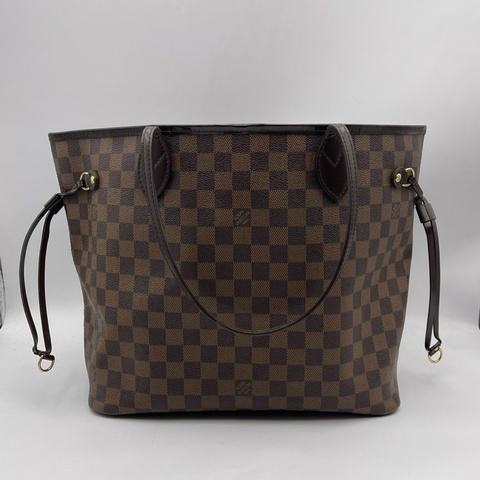 Lv路易威登/Louis Vuitton neverfull中号棋盘格购物袋