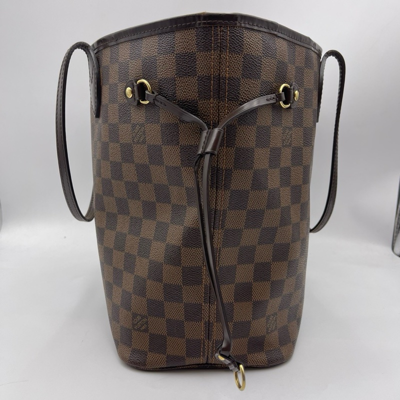 Lv路易威登/Louis Vuitton neverfull中号棋盘格购物袋-2