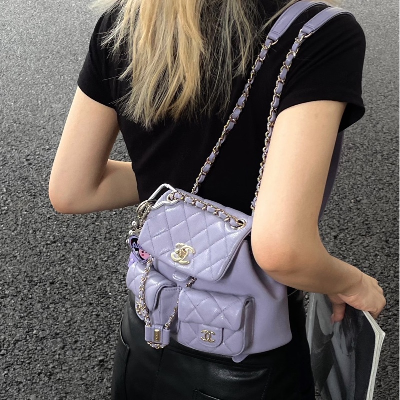 ✨Chanel 閒置新🆕 全套 duma mini晶片款 💜-0