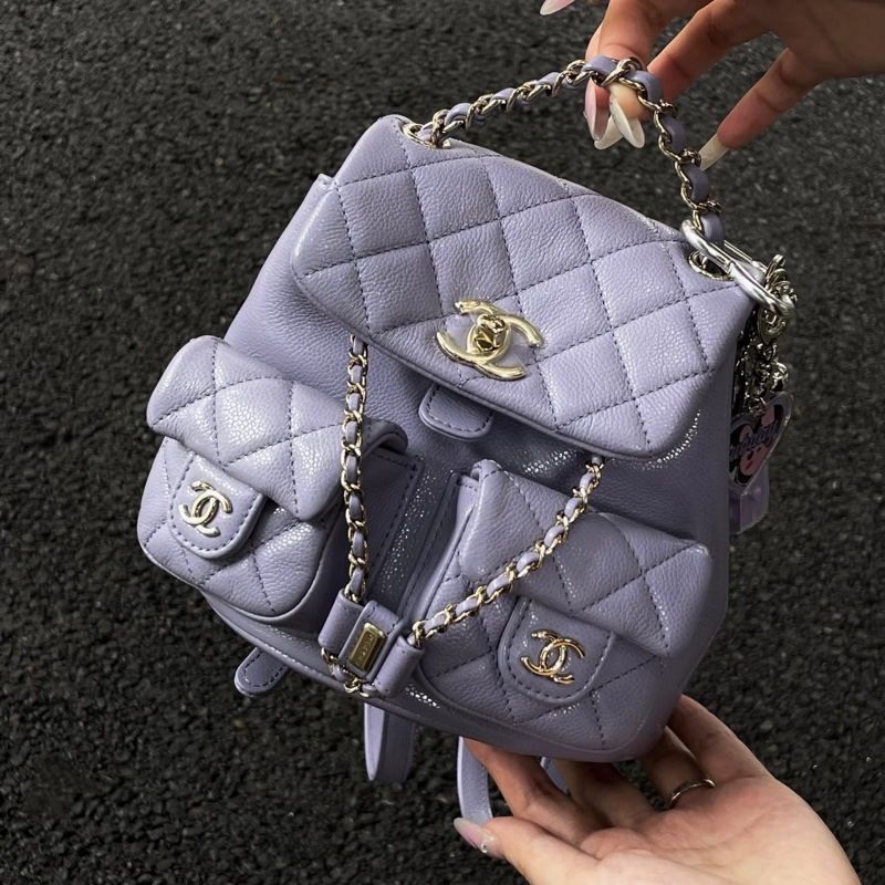 ✨Chanel 閒置新🆕 全套 duma mini晶片款 💜-2