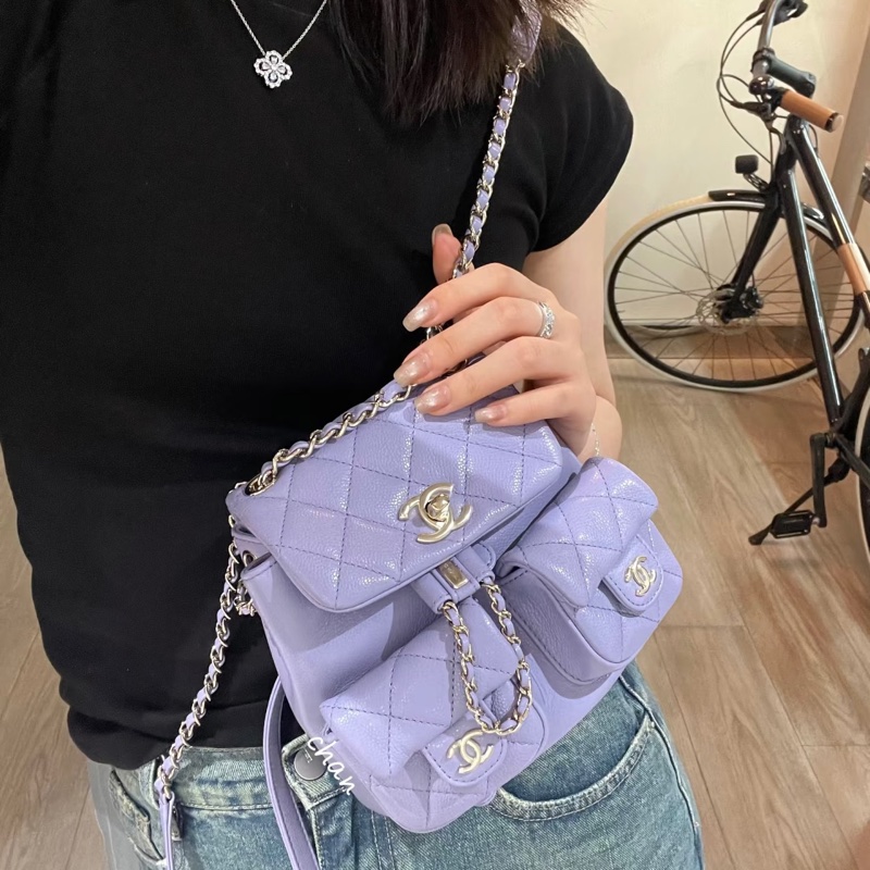✨Chanel 閒置新🆕 全套 duma mini晶片款 💜-3