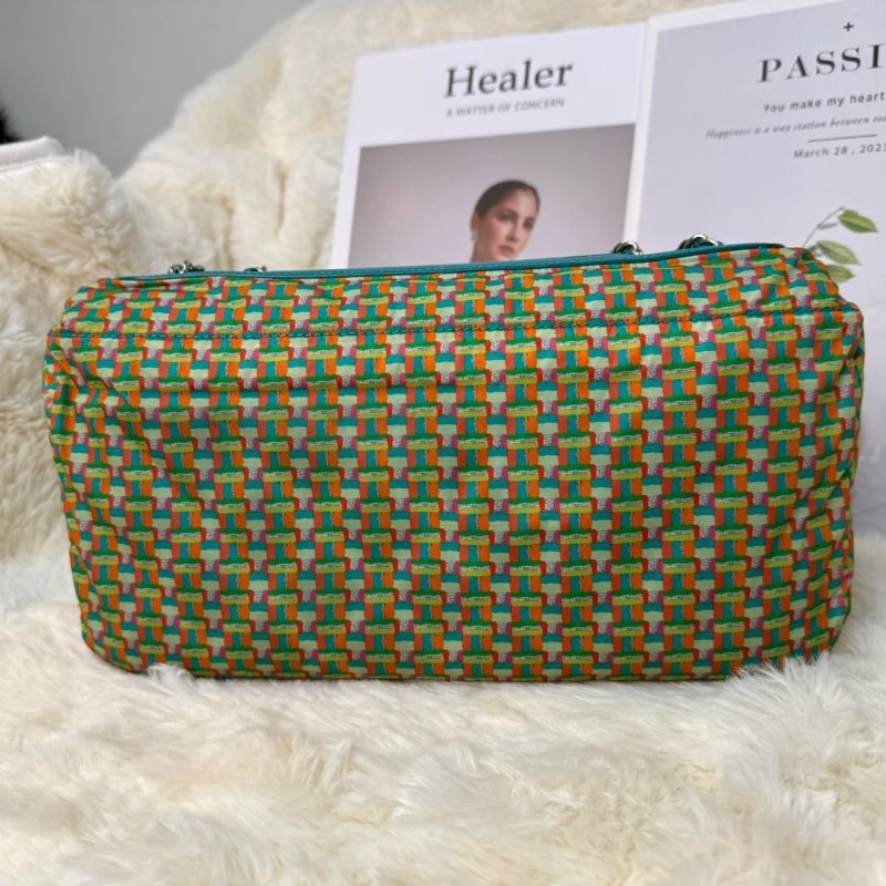 Chanel Coco Rain Coating 皮革單翻蓋雙鏈包-1