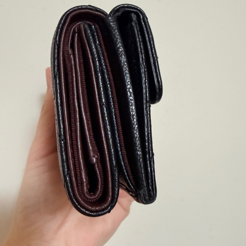 Chanel mini三折牛 近新閒置 淡金扣     年年漲的保值香奈兒 要買要快唷🥳-8