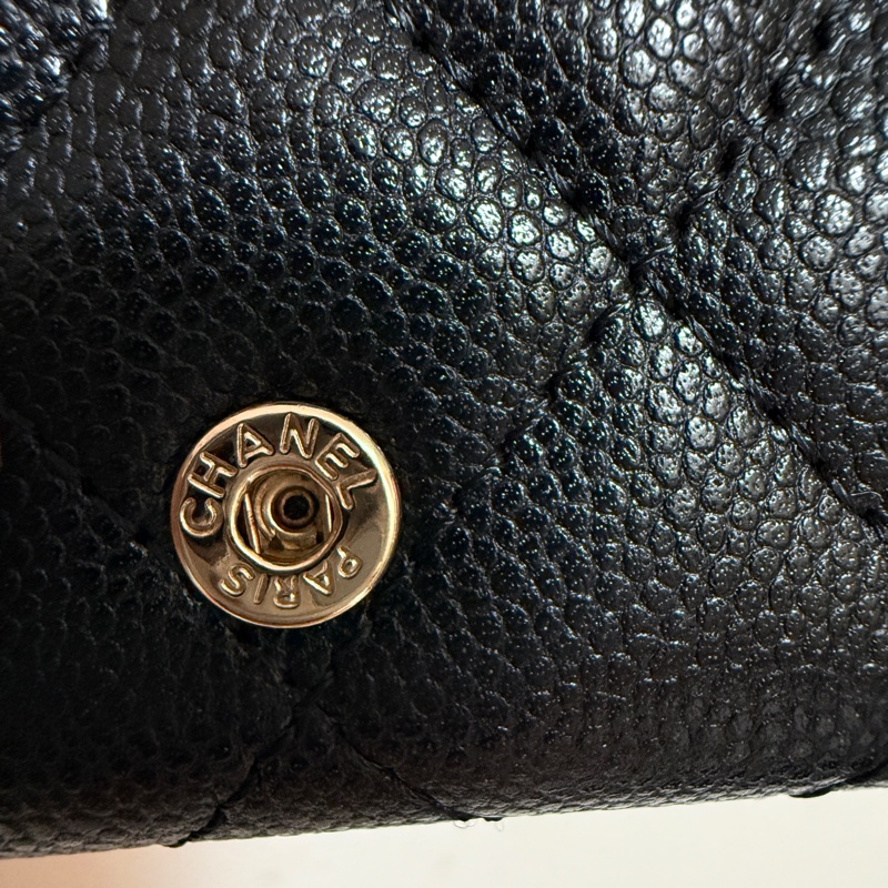 Chanel mini三折牛 近新閒置 淡金扣     年年漲的保值香奈兒 要買要快唷🥳-15