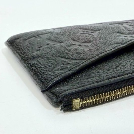 LV黑壓紋Melanie BB拉鍊扁長夾M68712-14