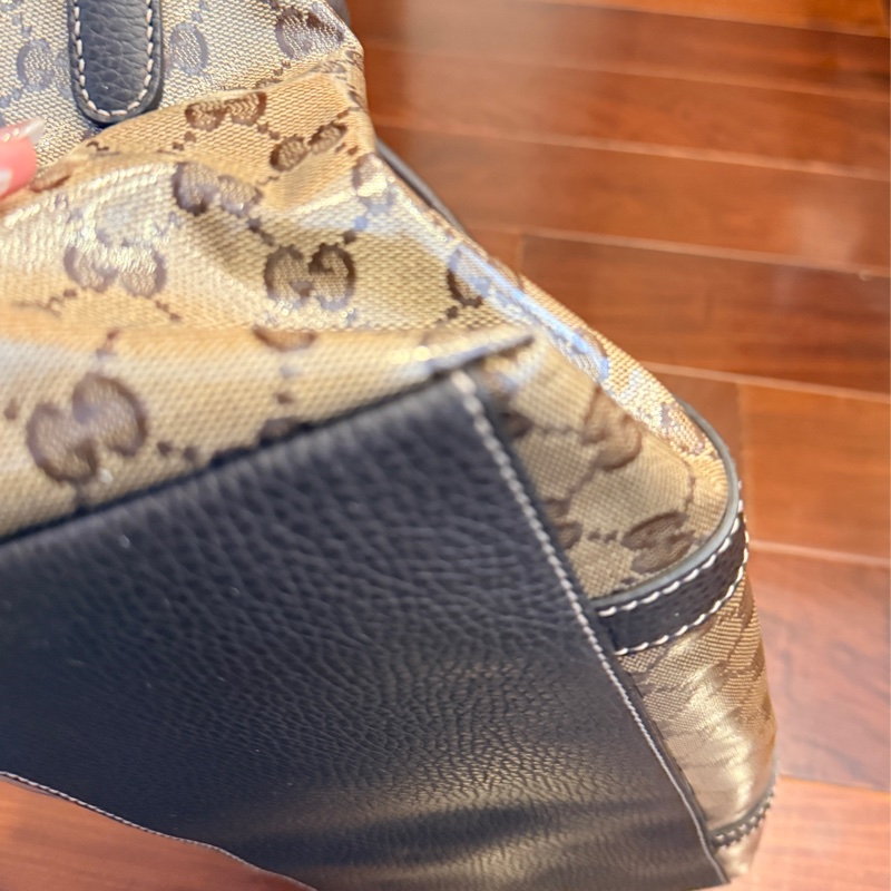 GG Crystal帆布Gucci Dome手提包/肩背包-8