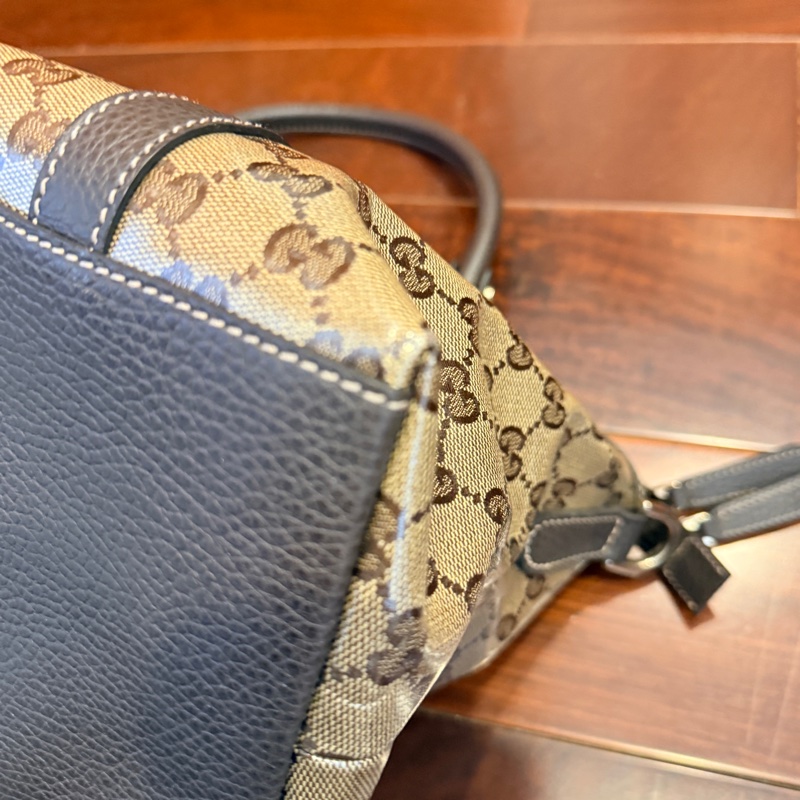 GG Crystal帆布Gucci Dome手提包/肩背包-9