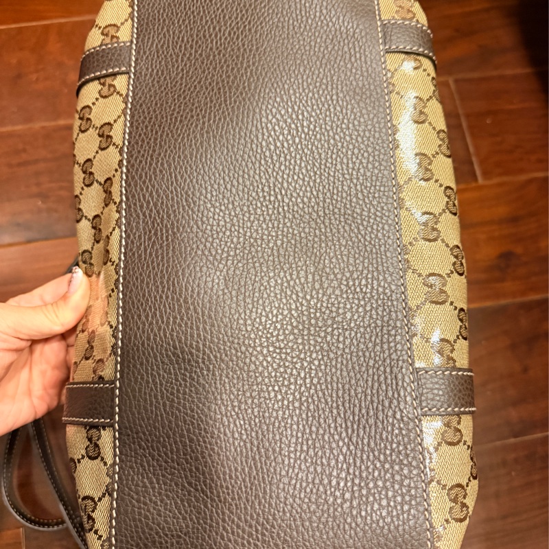 GG Crystal帆布Gucci Dome手提包/肩背包-11