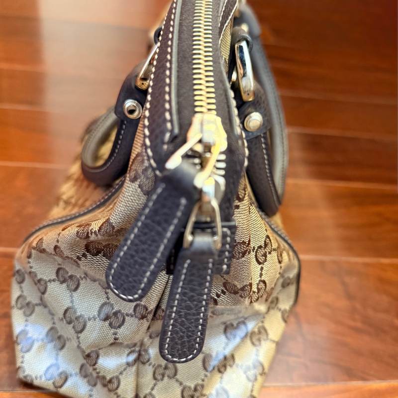 GG Crystal帆布Gucci Dome手提包/肩背包-19